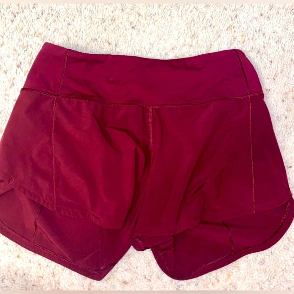 Lululemon Athletica Speed Up Running Exercise Shorts